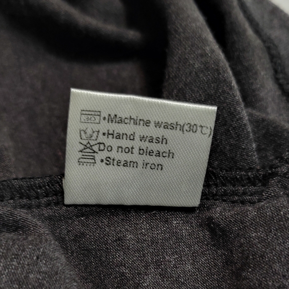 Women's Short Sleeve Gray Top - Picture 8 of 8